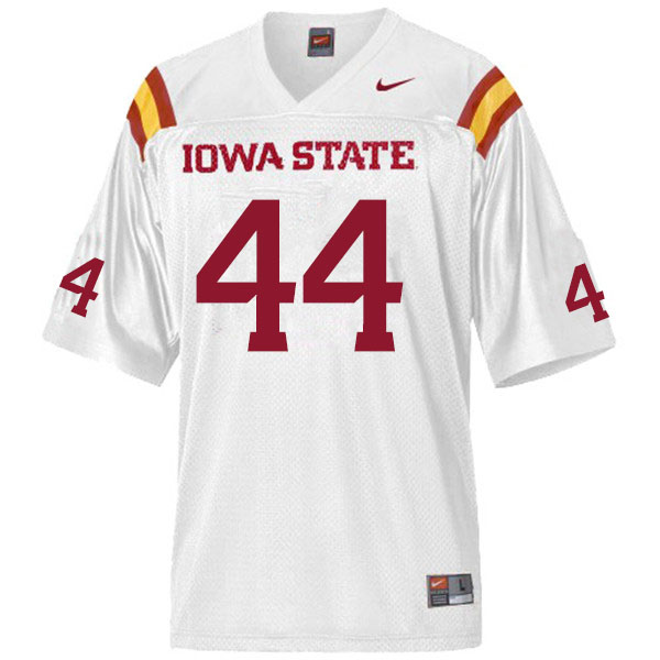 Iowa State Cyclones Men's #44 Dan Sichterman Nike NCAA Authentic White College Stitched Football Jersey EF42J37AT